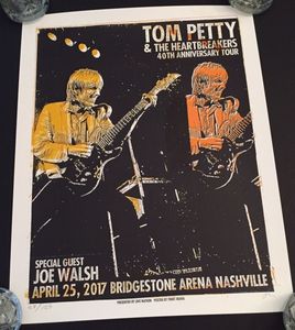 Tom Petty Nashville 2017 Print Mafia