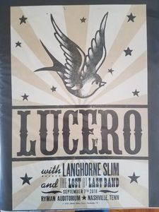 Lucero Ryman Auditorium September 2018