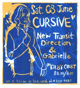 Cursive Salt Lake City 2002