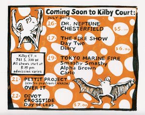 Kilby Court July 2002 Calendar