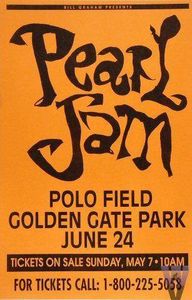 Pearl Jam San Francisco 1995