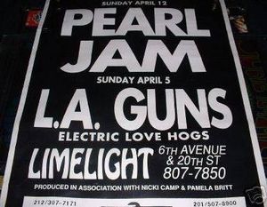 Pearl Jam New York 1992