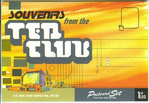 Pearl Jam Yield Tour Postcard Set 1st Leg 1998