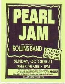 Pearl Jam Berkeley 1993