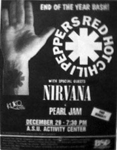 Red Hot Chili Peppers Tempe 1991