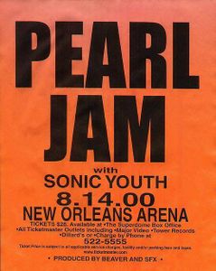 Pearl Jam New Orleans 2000