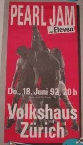 Pearl Jam Zurich 1992