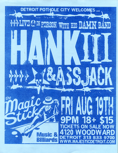 Hank III & Assjack - 2005-08-19 - Detroit, MI, USA