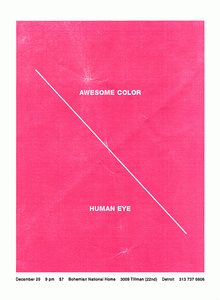 Awesome Color & Human Eye - 2007-12-29 - Detroit, MI, USA