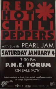 Red Hot Chili Peppers Vancouver 1992