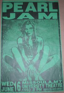 Pearl Jam Missoula 1993