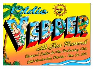 Eddie Vedder Ft. Lauderdale 2012