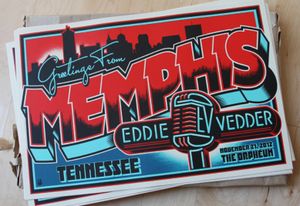 Eddie Vedder Memphis 2012