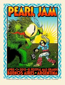 Pearl Jam Buenos Aires 2013 (Show edition)