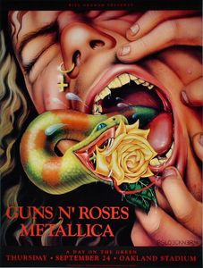 Guns N' Roses / Metallica Oakland 1992