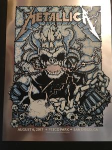 Metallica San Diego 2017 VIP
