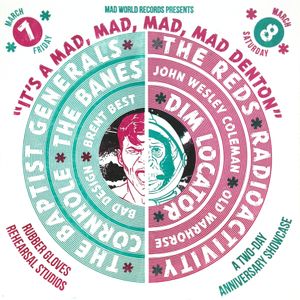 Mad World Records 3rd Anniversary - Rubber Gloves - Denton, Texas 2014