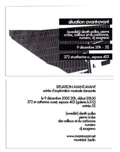Situation Avant-Avant