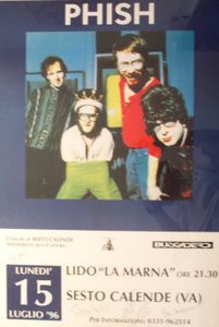 Phish Sesto Calende 1996