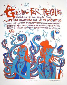Gunning For Trouble Art Show Culver City 2010