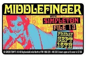 Middlefinger Houston 2000