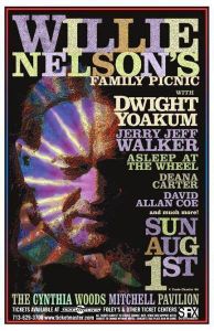 Willie Nelson's Family Picnic Woodlands 1999