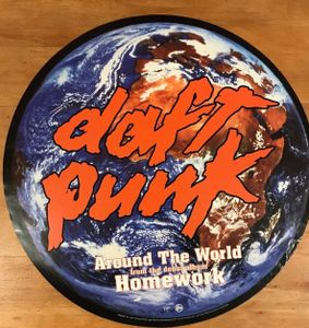 Daft Punk Around the World promo poster