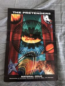Chrissi Hynde & The Pretenders 1994 Warfield Concert Poster 11 x 19 inches
