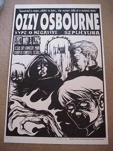 Ozzy Osbourne Corpus Christi 1996