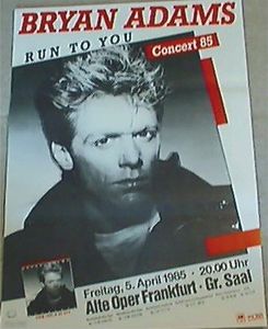 Bryan Adams Frankfurt 1985