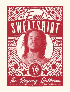 Earl Sweatshirt San Francisco 2019