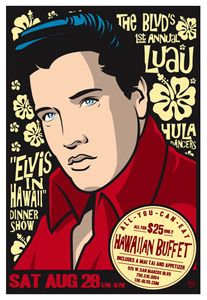 Elvis In Hawaii Dinner Show Los Angeles 2004