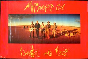MIDNIGHT OIL - Diesel And Dust Poster ©1989