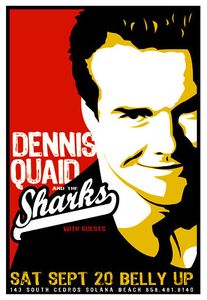 Dennis Quaid and the Sharks Solana Beach 2003