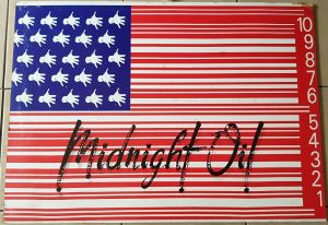 MIDNIGHT OIL - 10,9,8,7,6,5,4,3,2,1 Poster