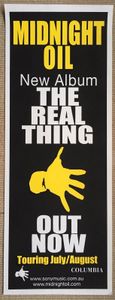 MIDNIGHT OIL - The Real Thing Poster ©2000