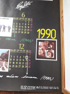 The Beatles - Calendar, 1990