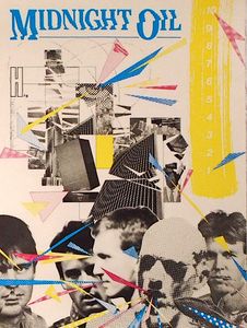 MIDNIGHT OIL - 10,9,8,7,6,5,4,3,2,1 Poster