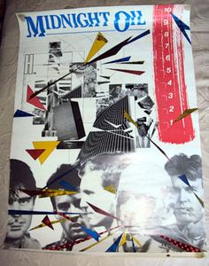 MIDNIGHT OIL - 10,9,8,7,6,5,4,3,2,1 Poster