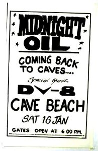MIDNIGHT OIL - Cave Beach, Newcastle, NSW (Australia) 16 Jan 1982