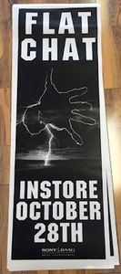 MIDNIGHT OIL - Flat Chat - Instore Promo Poster