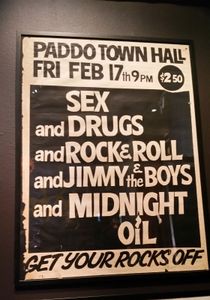 MIDNIGHT OIL - Paddington Town Hall, Sydney, NSW (Australia) 17 Feb 1978