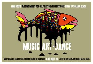 Music Art-Dance Gulf Restoration Network Fundraiser Solana Beach 2010