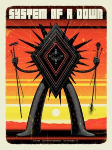 System Of A Down San Bernardino 2018 (Artist Proof)