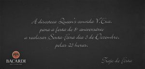 Queen´s 8º Aniversário