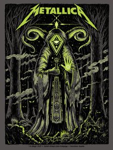 Metallica Barcelona 2019 (Green Glow In The Dark Variant)