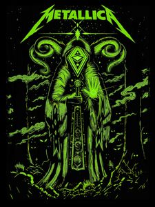 Metallica Barcelona 2019 (Orange Glow In the Dark Variant)
