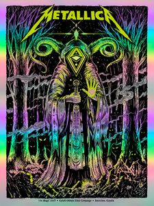Metallica Barcelona 2019 (Rainbow Foil Variant)