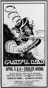 Grateful Dead Ann Arbor 1989
