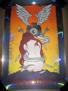 Queens of the Stone Age Houston 2014 (Silver Holo Foil Edition)